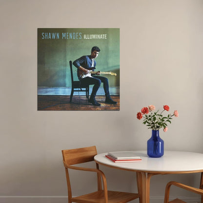 Shawn Mendes Illuminate Album Cover Art Music Poster Print