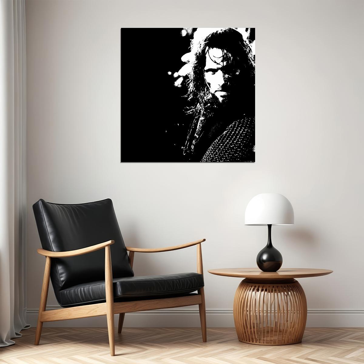 The Lord Of The Rings Aragorn Movie Poster Iconic Fantasy Hero Art Print