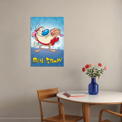 The Ren & Stimpy Show Tv Series Poster Iconic Animated Comedy Art Print