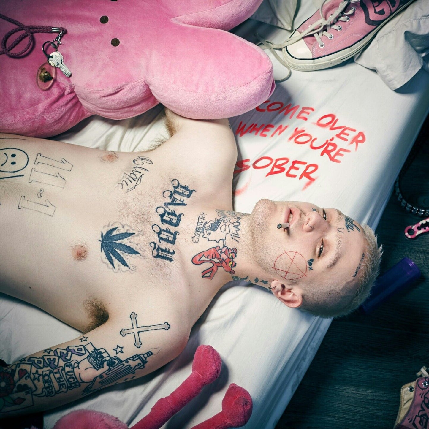 Lil Peep Come Over When You're Sober Pt. 2 Album Cover Art Rap Music Poster