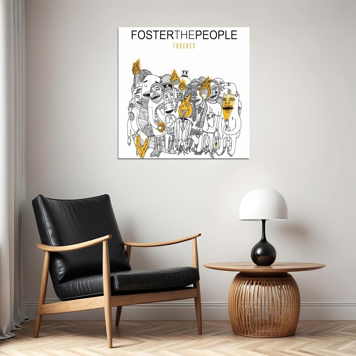 Foster The People Torches Album Cover Art Indie Rock Music Poster Band Music Print