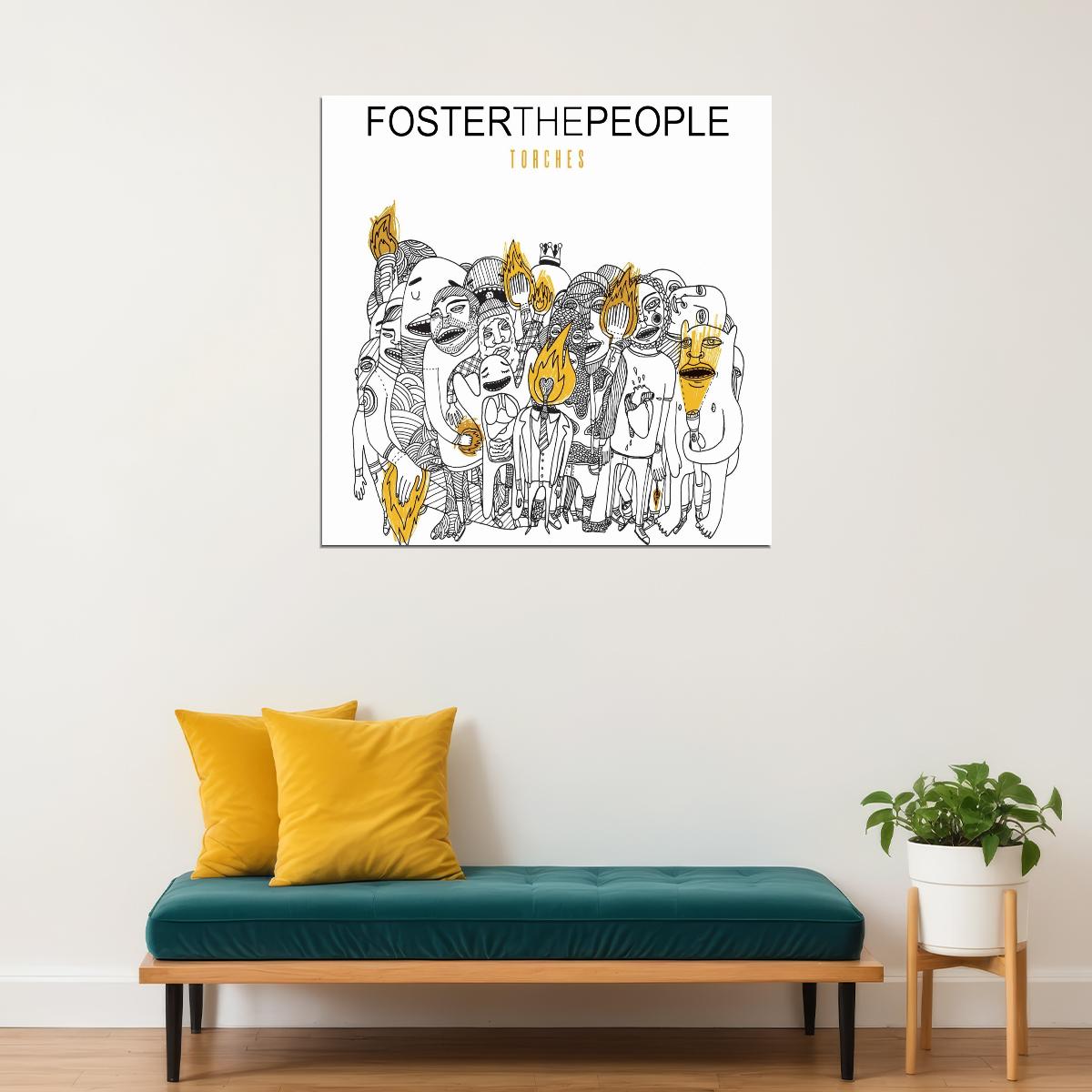 Foster The People Torches Album Cover Art Indie Rock Music Poster Band Music Print