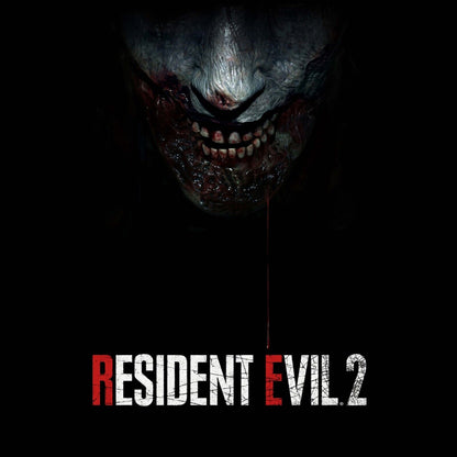 Resident Evil 2 Video Game Poster Survival Horror Gamer Wall Art Print