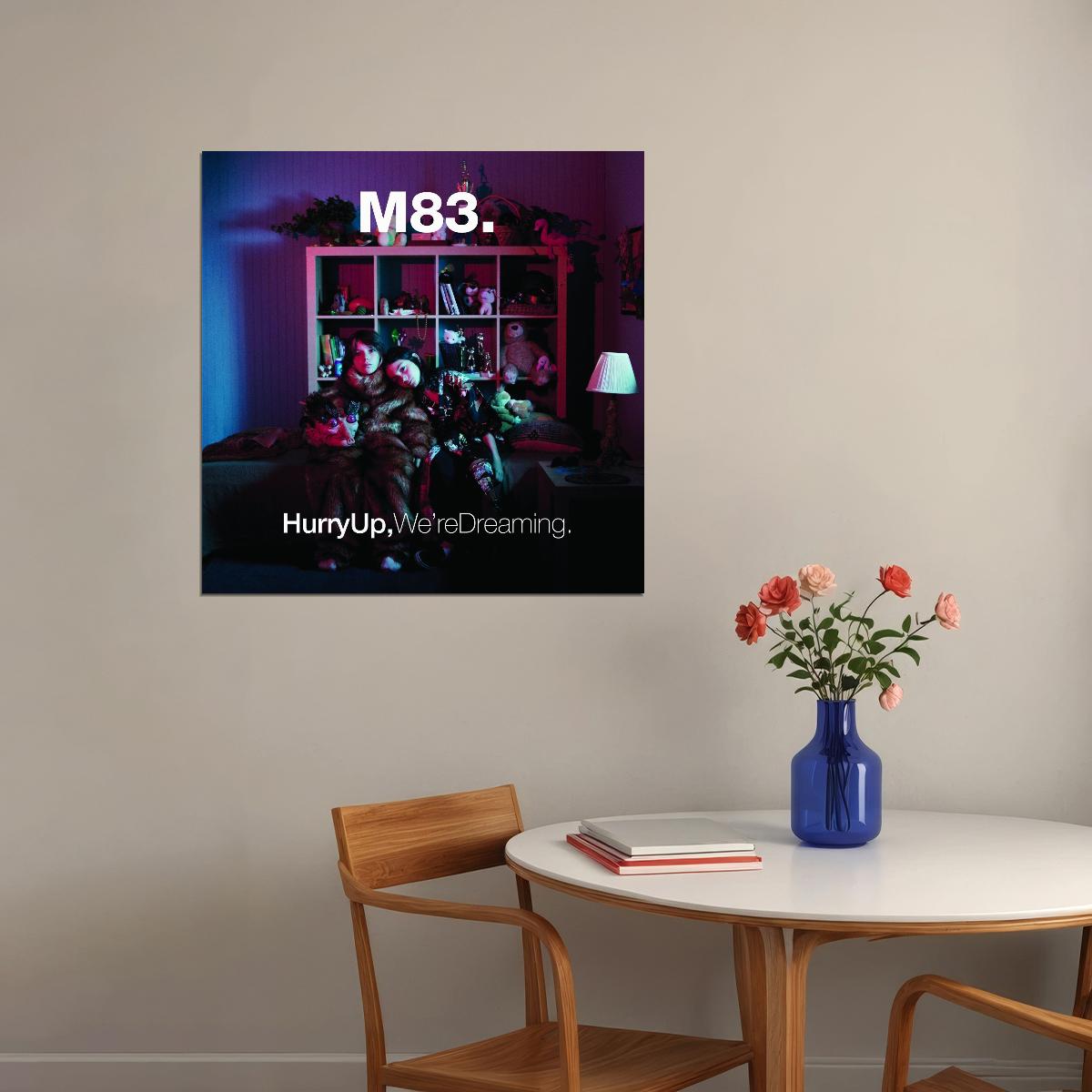 M83 Hurry Up, We're Dreaming Album Cover Art Music Poster Electronic Synthpop