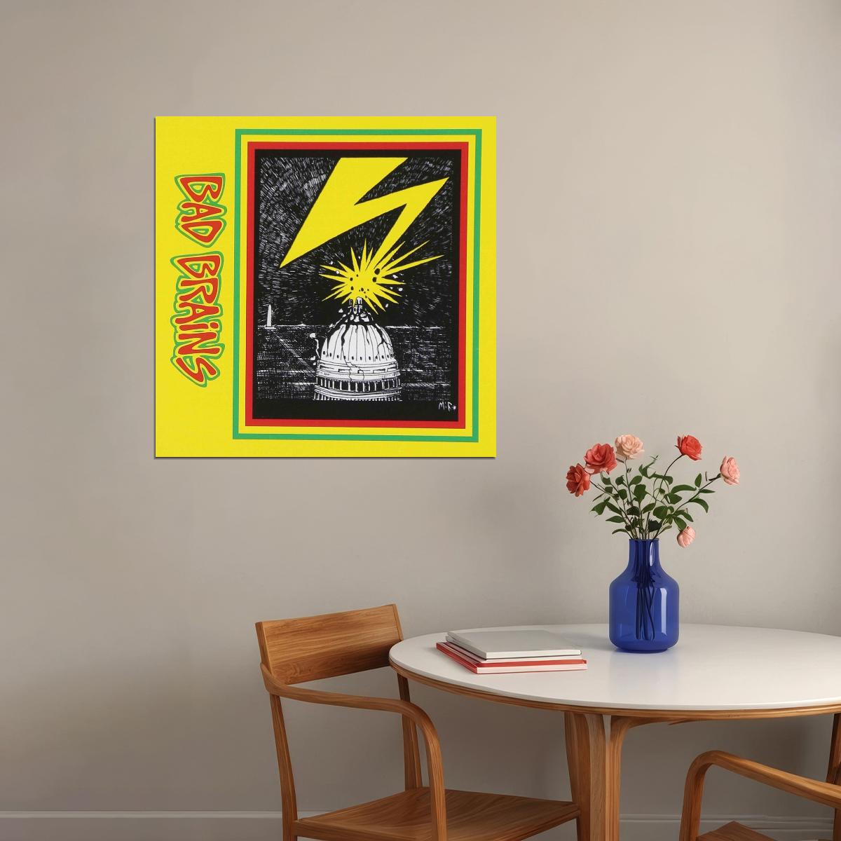 Bad Brains Album Cover Art Punk Rock Music Poster Band Music Print