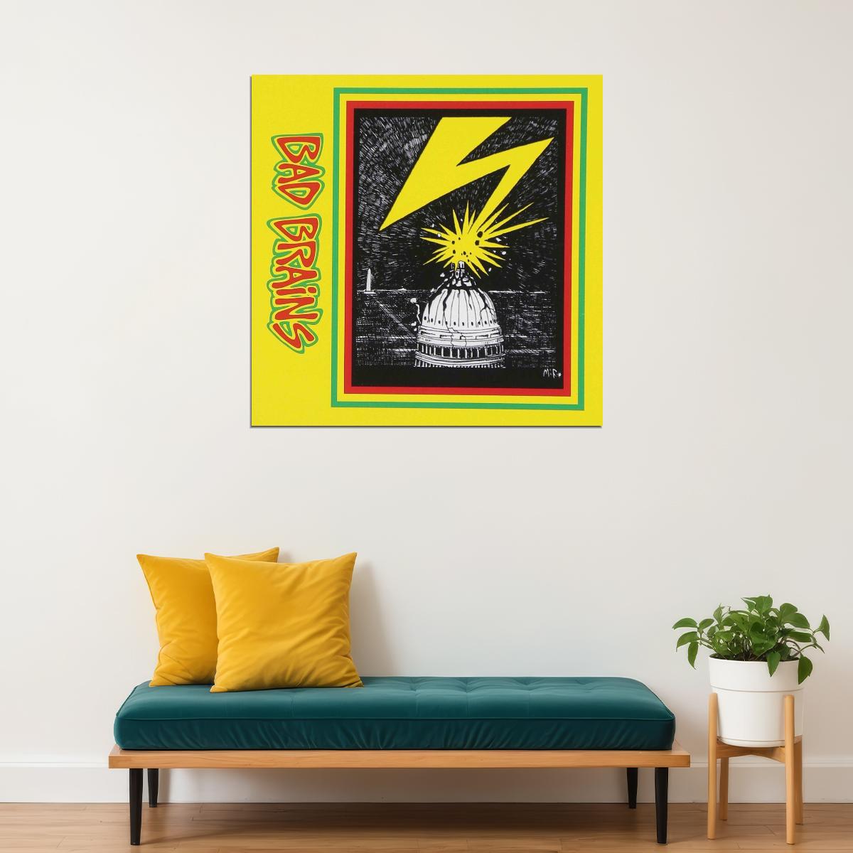 Bad Brains Album Cover Art Punk Rock Music Poster Band Music Print