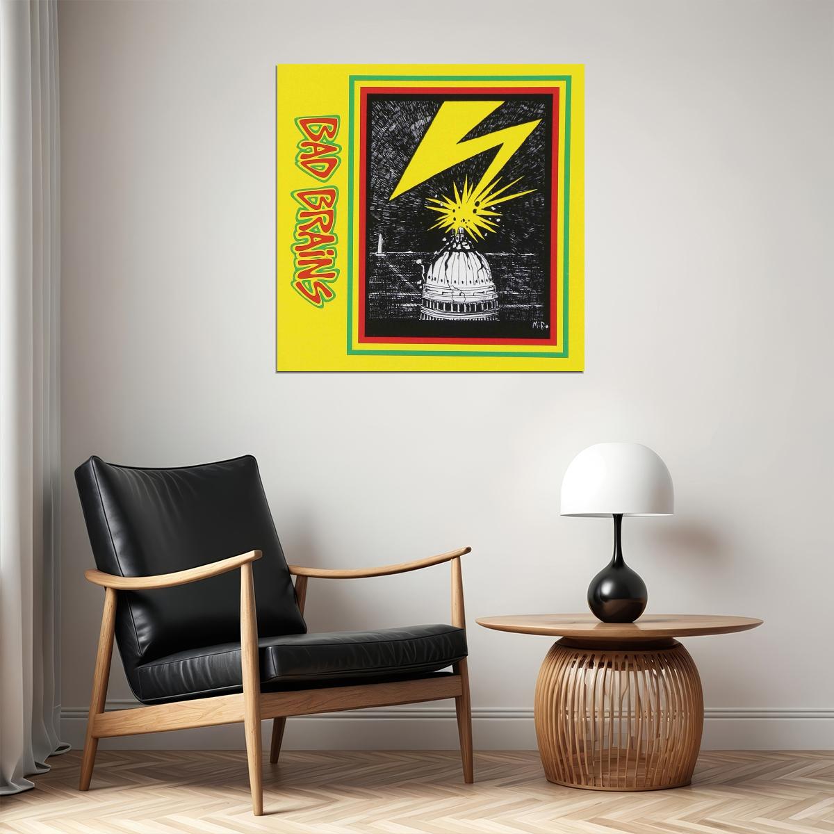 Bad Brains Album Cover Art Punk Rock Music Poster Band Music Print