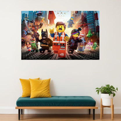 Lego Poster Toy Building Bricks Kids Wall Art - xonomax