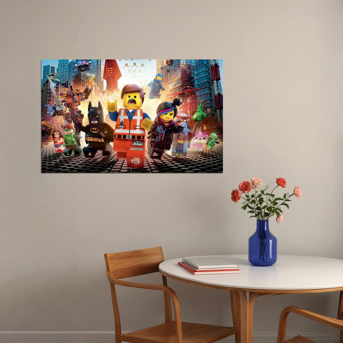 Lego Poster Toy Building Bricks Kids Wall Art - xonomax