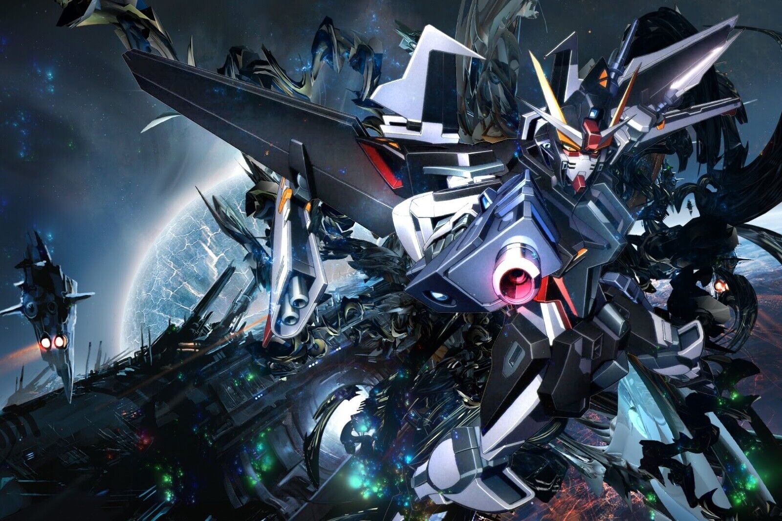 Gundam Wing Anime Poster Mecha Series Wall Art Japanese Animation Manga Print - xonomax