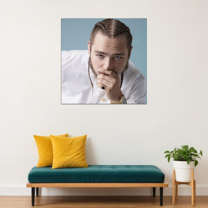 Post Malone Music Poster Rap Hip-hop Artist Wall Print