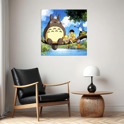 My Neighbor Totoro Anime Poster Japanese Manga Art Wall Print