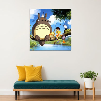 My Neighbor Totoro Anime Poster Japanese Manga Art Wall Print