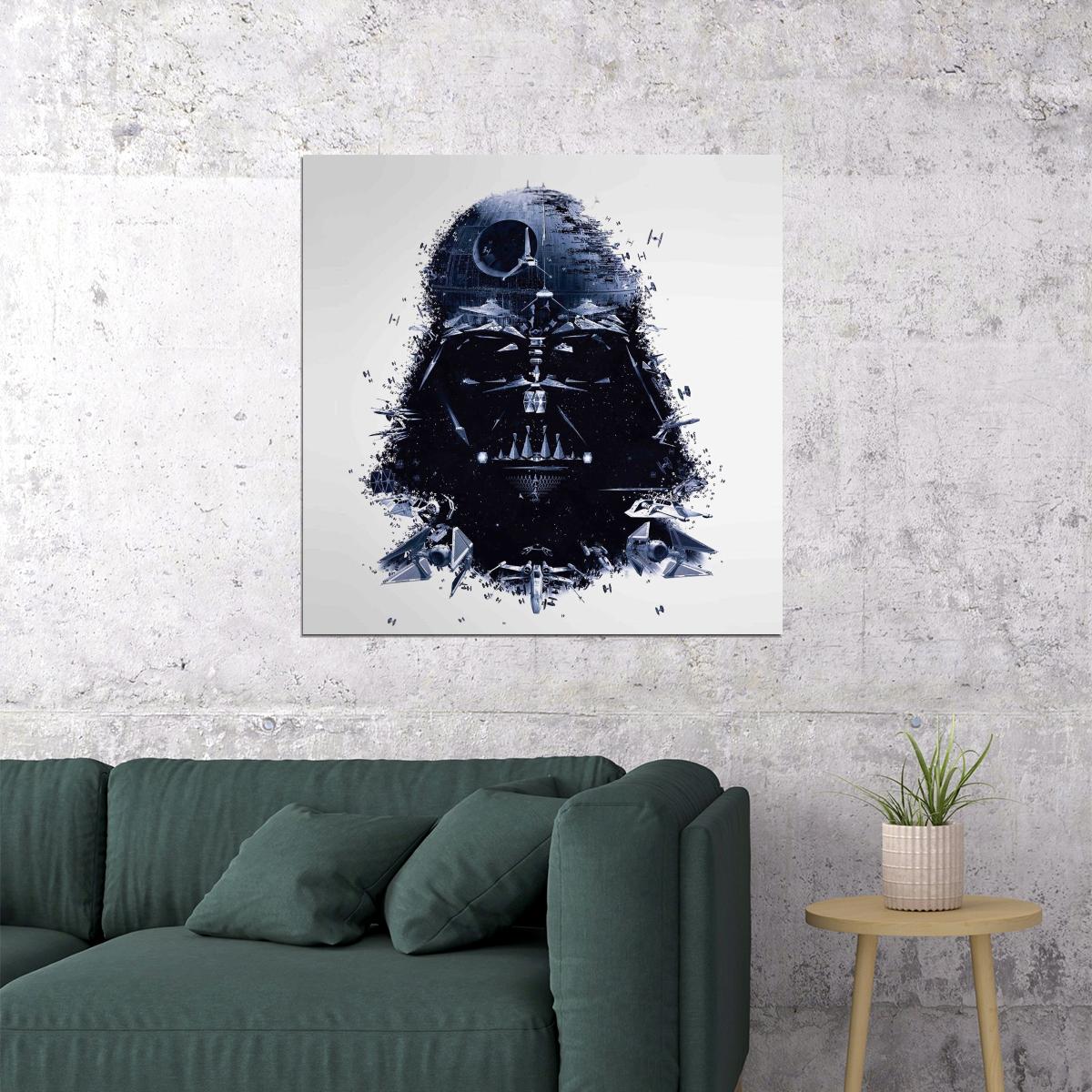 Star Wars Darth Vader Sci-fi Movie Poster