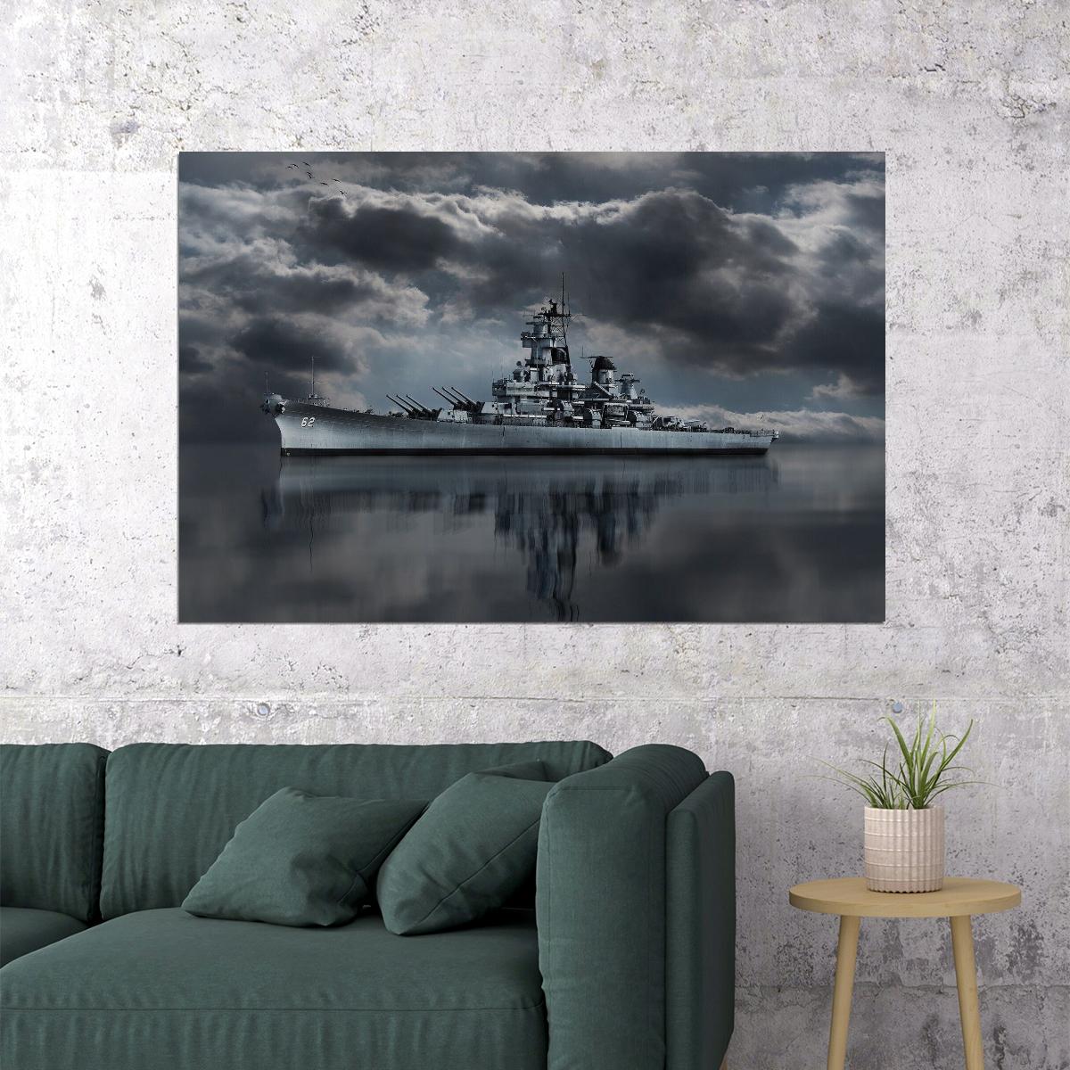 Warship Battleship World Of Warships Video Game Poster