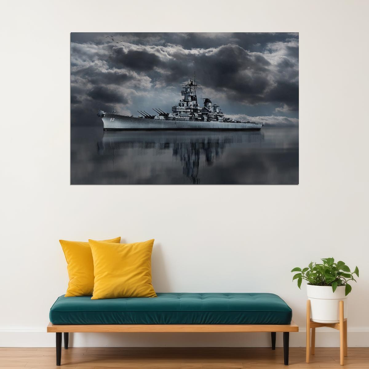 Warship Battleship World Of Warships Video Game Poster