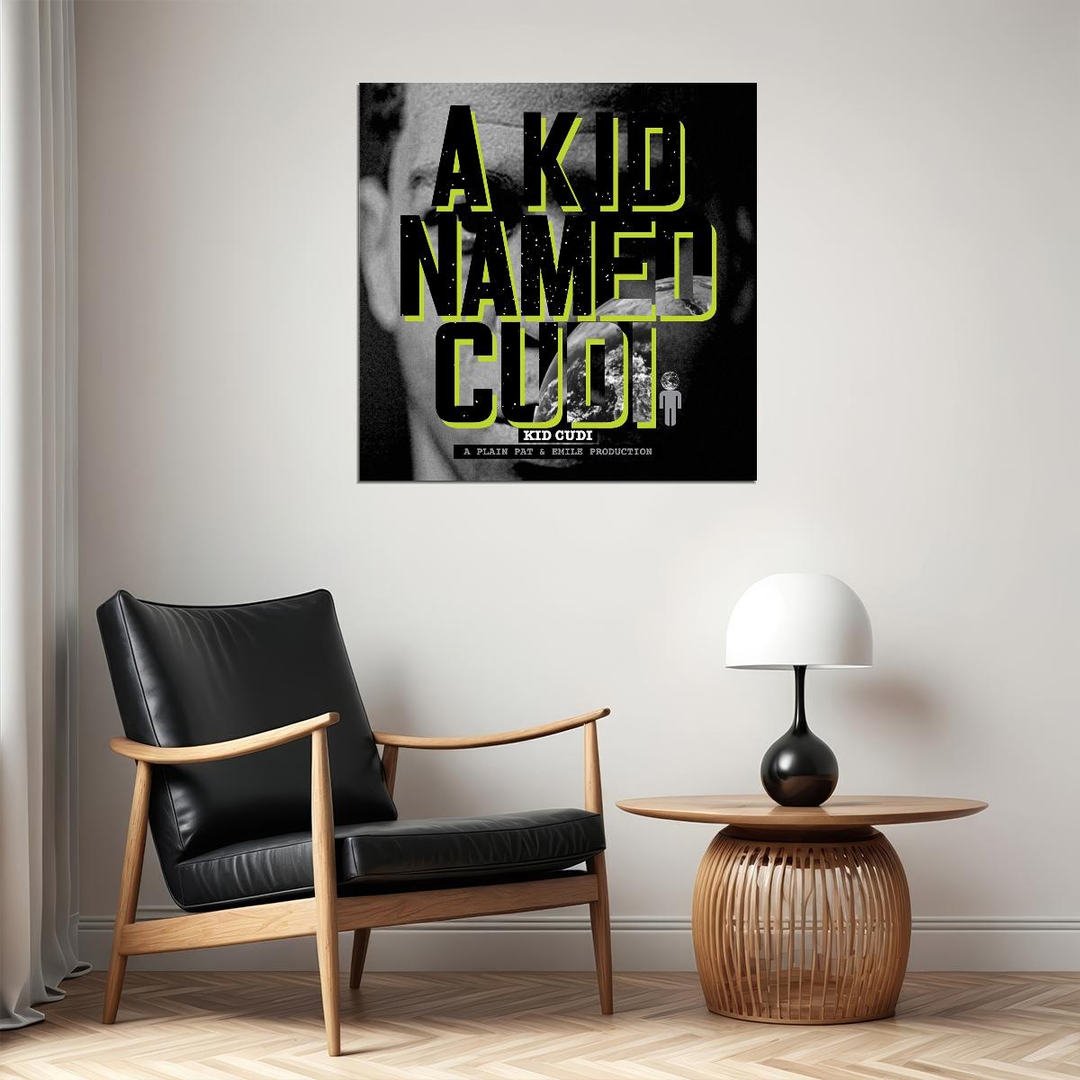 Kid Cudi Kid Named Cudi Album Cover Art Music Poster Rap Wall Print