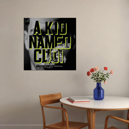 Kid Cudi Kid Named Cudi Album Cover Art Music Poster Rap Wall Print