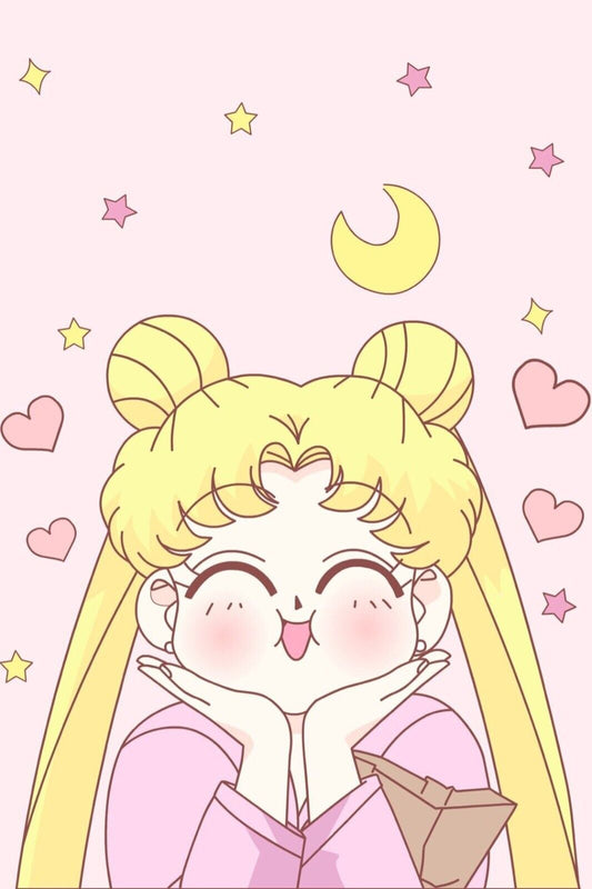 Sailor Moon Anime Poster Japanese Manga Art Cute Magic Wall Art