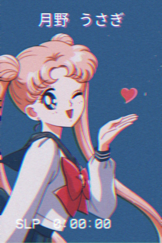 Sailor Moon Anime Poster Japanese Manga Art Cute Magic Wall Art