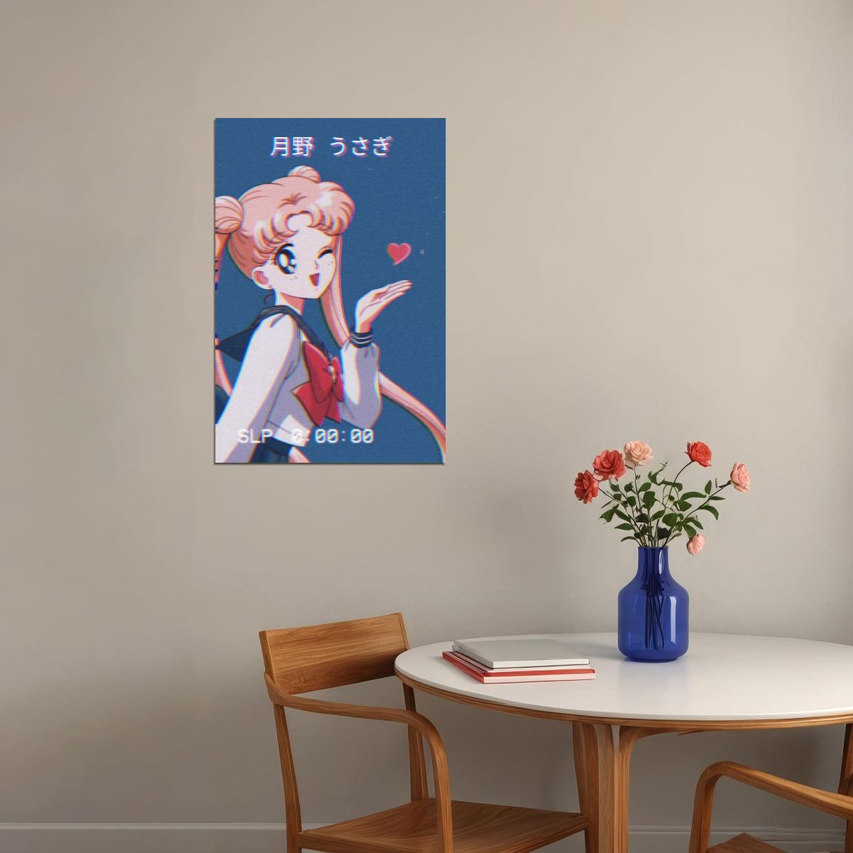Sailor Moon Anime Poster Japanese Manga Art Cute Magic Wall Art