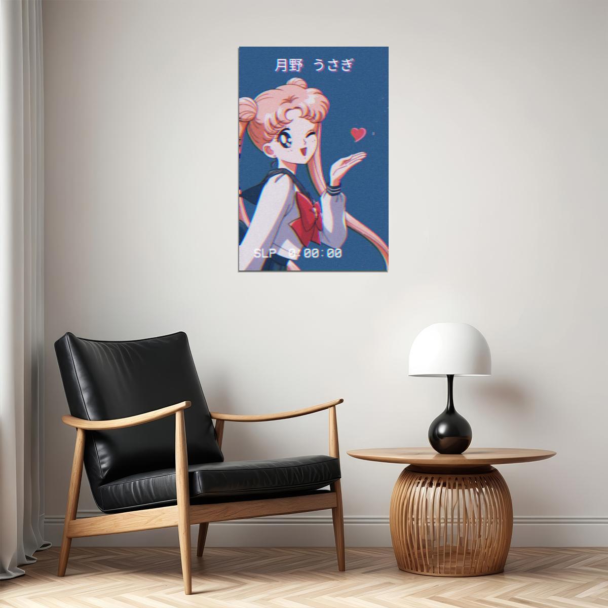 Sailor Moon Anime Poster Japanese Manga Art Cute Magic Wall Art