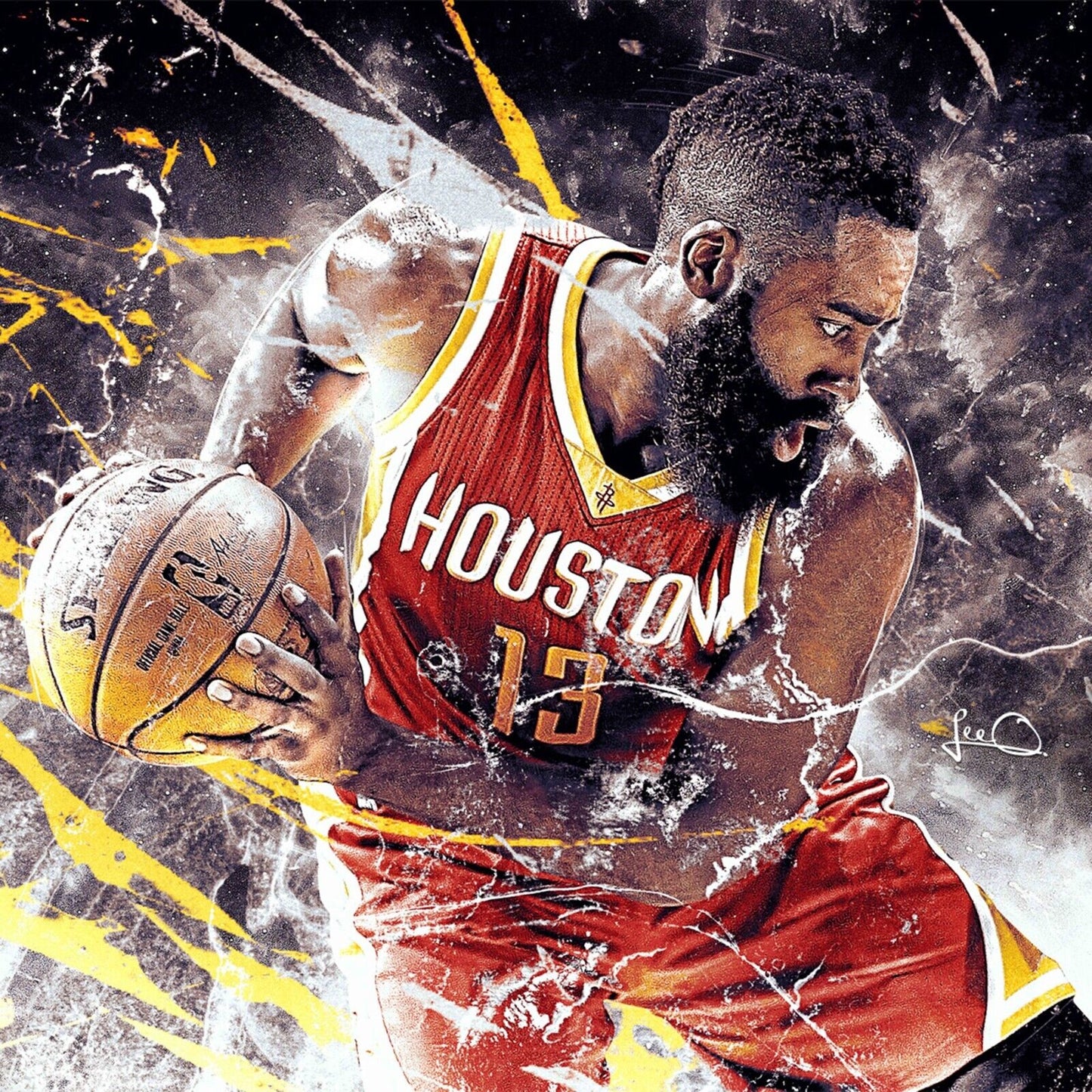 James Harden Nba Basketball Player Poster Motivational Sports Wall Art