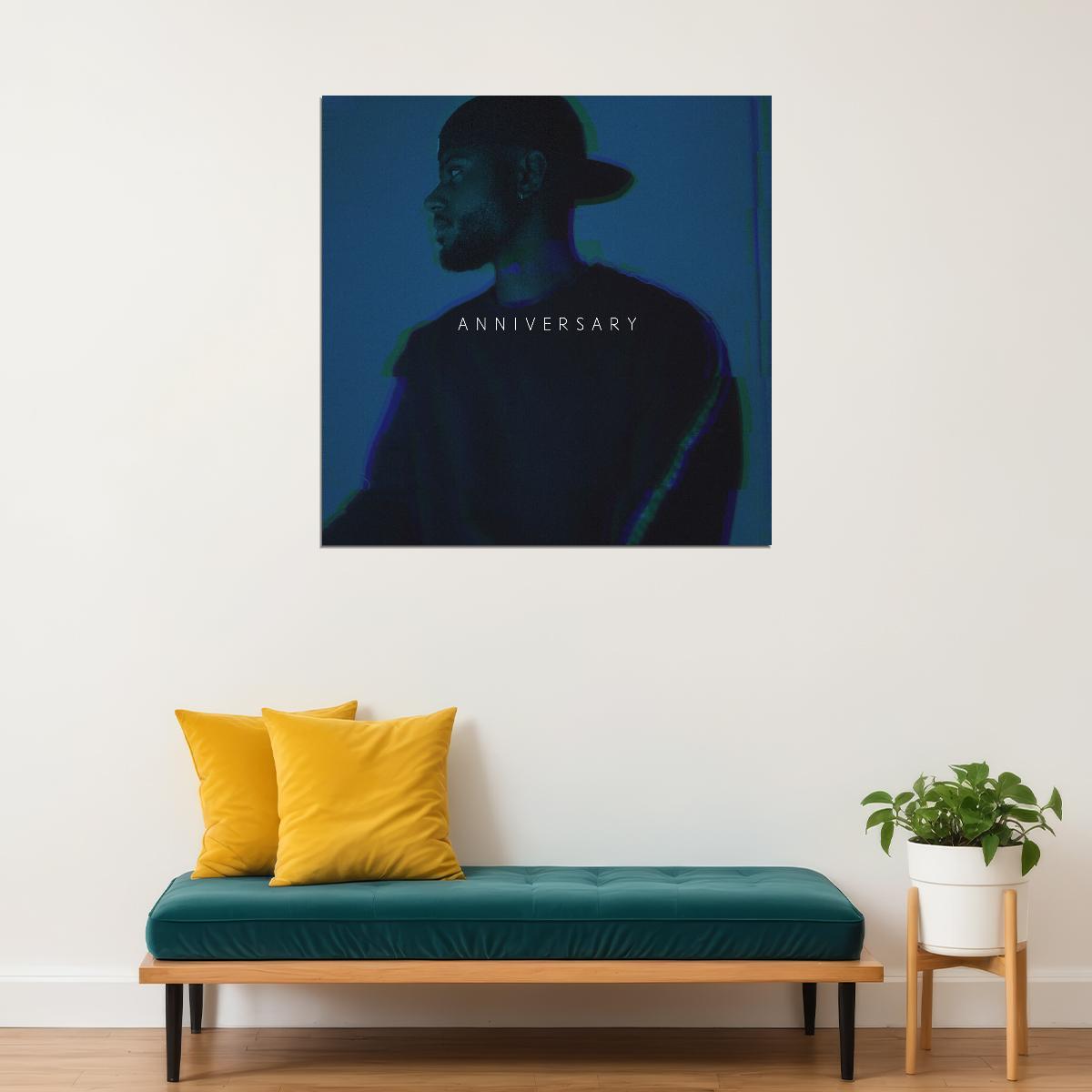 Bryson Tiller N I E S Y Album Cover Art R&b Music Poster Singer Music Print