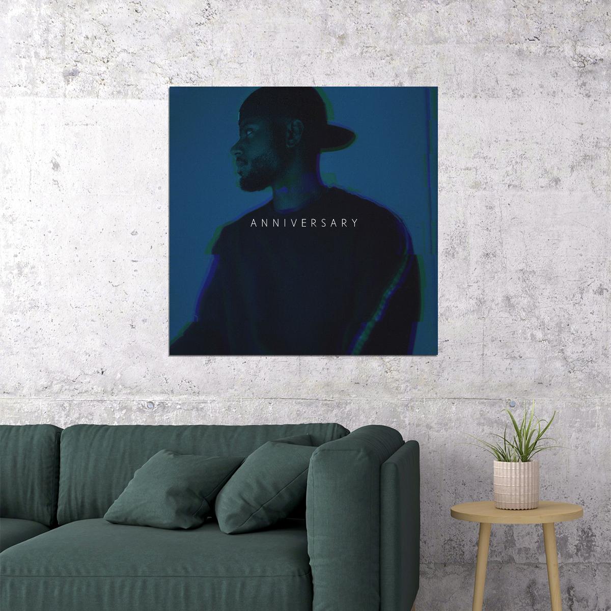 Bryson Tiller N I E S Y Album Cover Art R&b Music Poster Singer Music Print