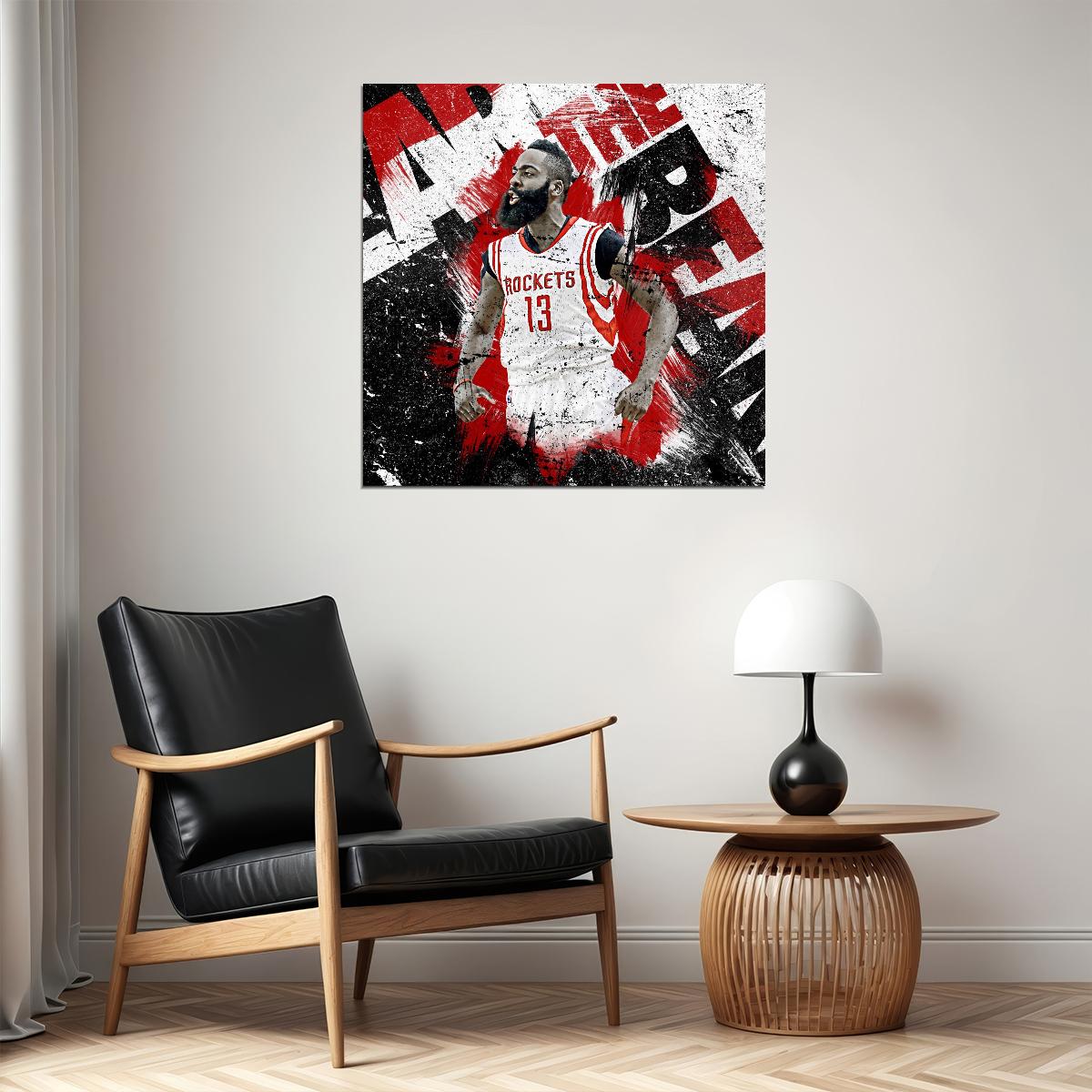 James Harden Nba Basketball Player Poster Motivational Sports Wall Art