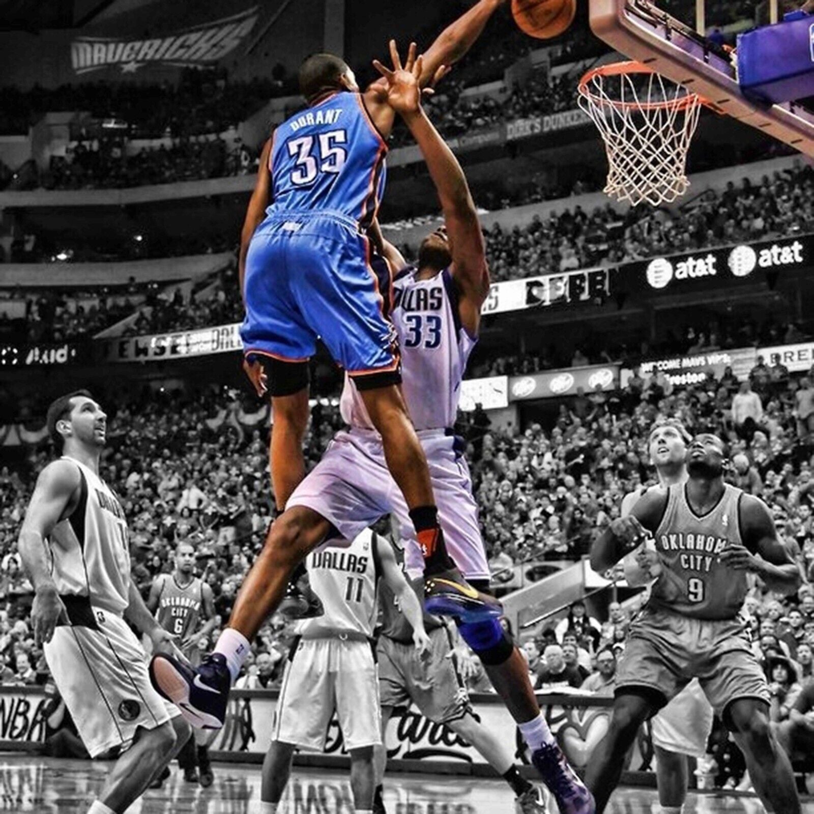 Kevin Durant Nba Poster Basketball Player Wall Art Motivational Sports Print - xonomax