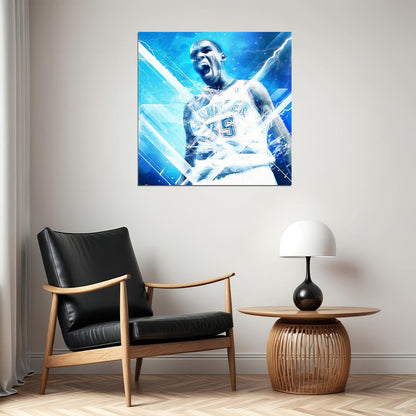 Kevin Durant Nba Poster Basketball Player Wall Art Motivational Sports Print