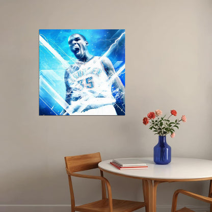 Kevin Durant Nba Poster Basketball Player Wall Art Motivational Sports Print