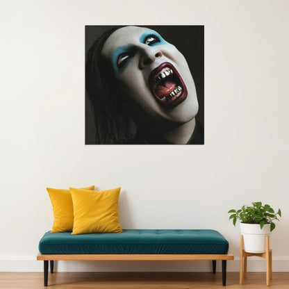 Marilyn Manson Music Poster Rock Artist Wall Print