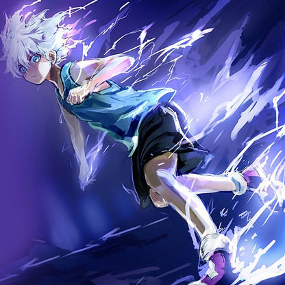 Hunter X Hunter Killua Anime Poster Japanese Animation Wall Art Manga Series Print - xonomax