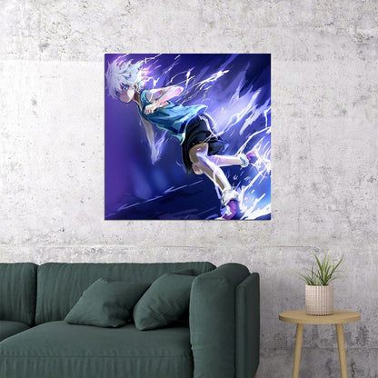 Hunter X Hunter Killua Anime Poster Japanese Animation Wall Art Manga Series Print - xonomax