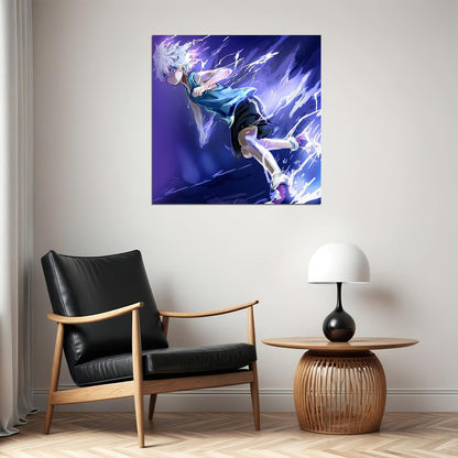 Hunter X Hunter Killua Anime Poster Japanese Animation Wall Art Manga Series Print - xonomax
