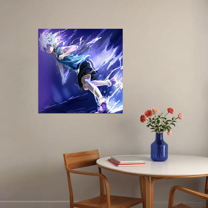 Hunter X Hunter Killua Anime Poster Japanese Animation Wall Art Manga Series Print - xonomax