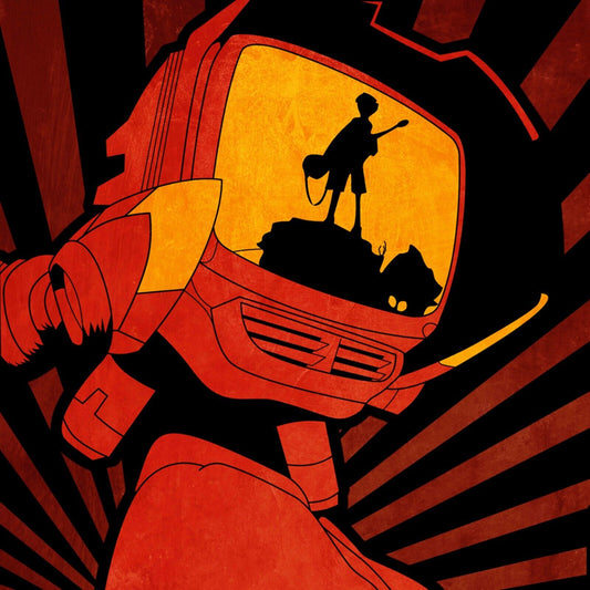 Flcl Anime Poster Japanese Animation Wall Art Sci-fi Manga Print - xonomax