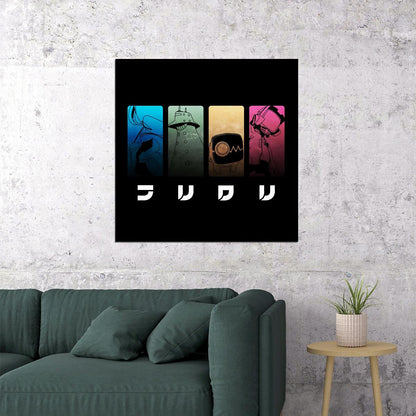 Flcl Anime Poster Japanese Animation Wall Art Sci-fi Manga Print - xonomax