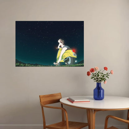 Flcl Anime Poster Japanese Animation Wall Art Sci-fi Manga Print - xonomax