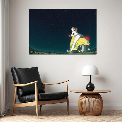 Flcl Anime Poster Japanese Animation Wall Art Sci-fi Manga Print - xonomax