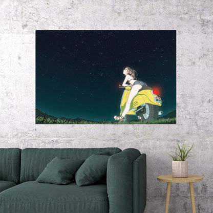 Flcl Anime Poster Japanese Animation Wall Art Sci-fi Manga Print - xonomax