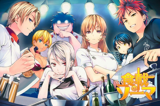 Food Wars! Shokugeki No Soma Anime Poster Japanese Animation Wall Art Culinary Series Print - xonomax