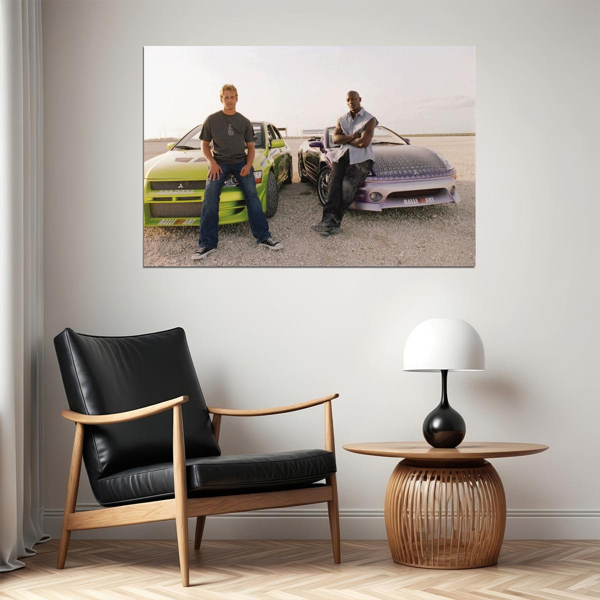 2 Fast 2 Furious Movie Poster Action Film Wall Art Fast And Furious Series Print