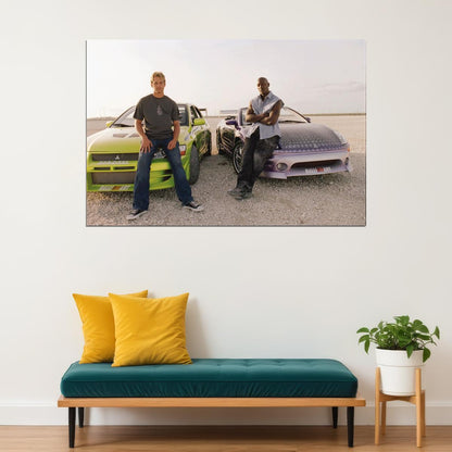 2 Fast 2 Furious Movie Poster Action Film Wall Art Fast And Furious Series Print