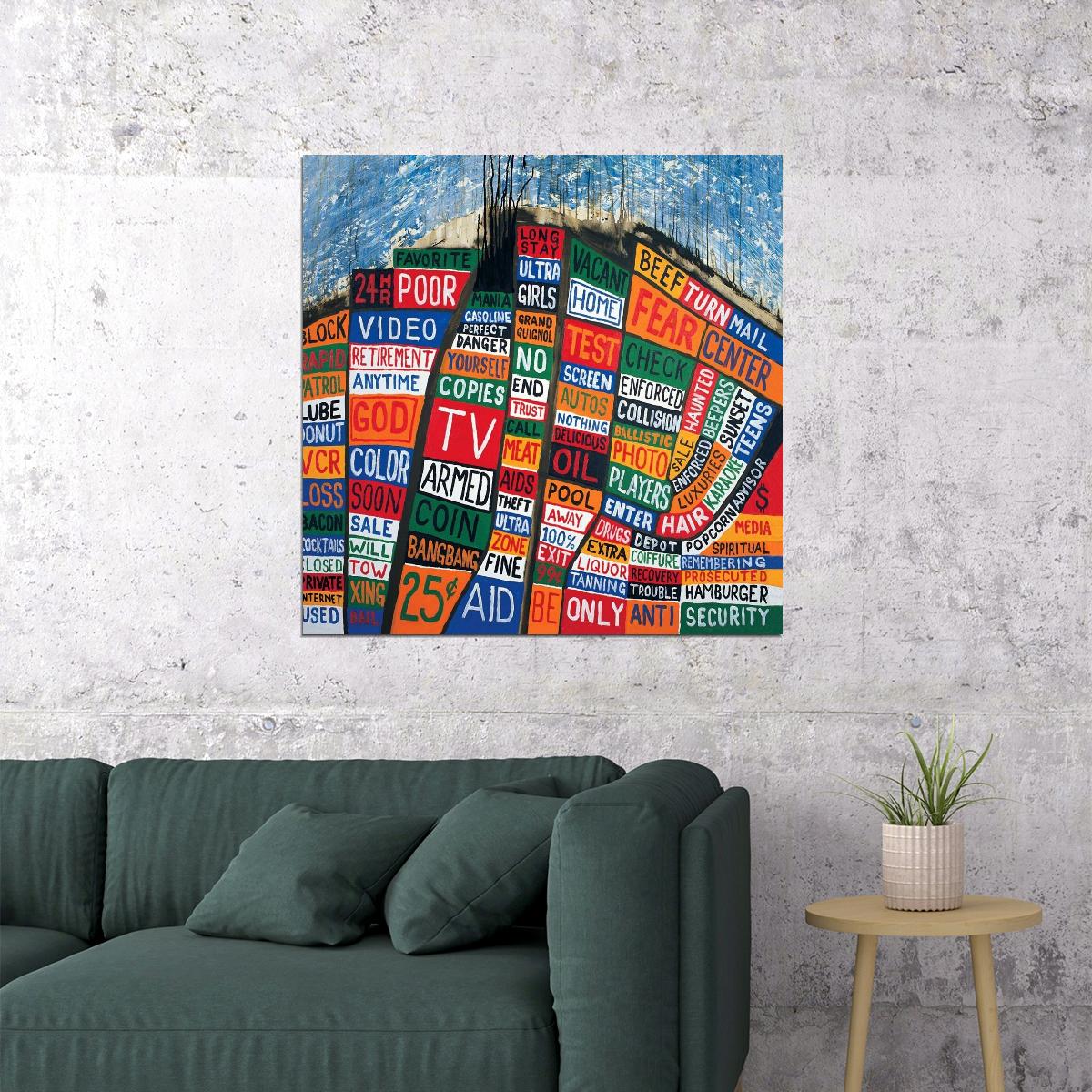 Poster - Radiohead Hail To The Thief Album Cover Art Alternative