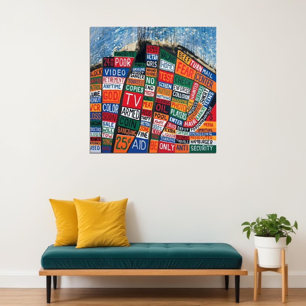 Poster - Radiohead Hail To The Thief Album Cover Art Alternative