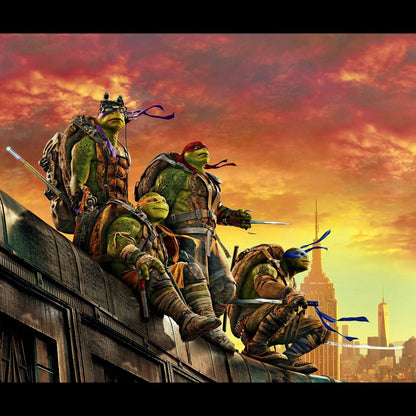 Teenage Mutant Ninja Turtles Tv Show Movie Poster Iconic Animated Heroes Wall Art