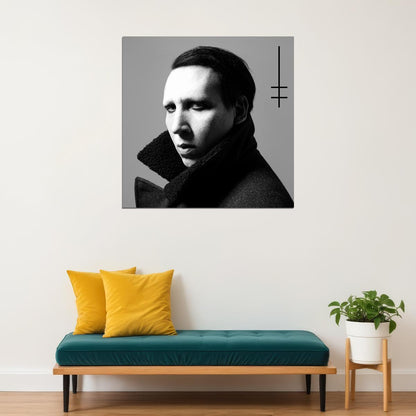 Marilyn Manson Music Poster Rock Artist Wall Print